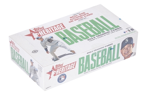 2013 Topps Heritage Baseball Sealed Hobby Box